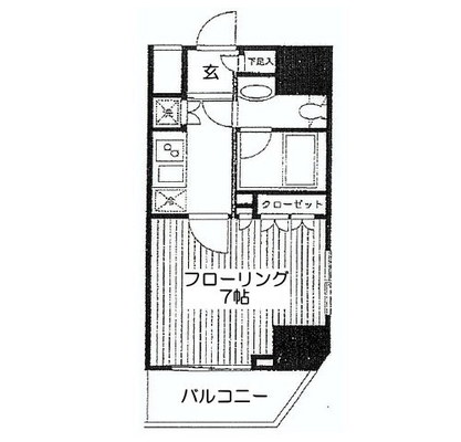 東京都港区新橋５丁目 賃貸マンション 1K