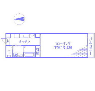 東京都中央区日本橋富沢町 賃貸マンション 1K