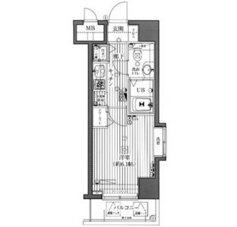 東京都港区芝２丁目 賃貸マンション 1K