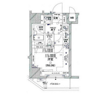 東京都港区新橋４丁目 賃貸マンション 1K