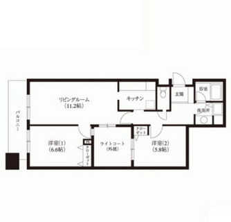 東京都中央区新川１丁目 賃貸マンション 2LDK