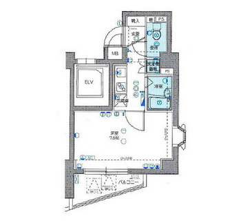 東京都中央区築地３丁目 賃貸マンション 1K