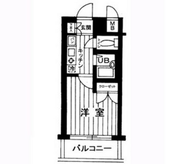 東京都品川区西五反田３丁目 賃貸マンション 1K