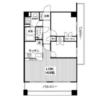 東京都品川区北品川５丁目 賃貸マンション 2LDK