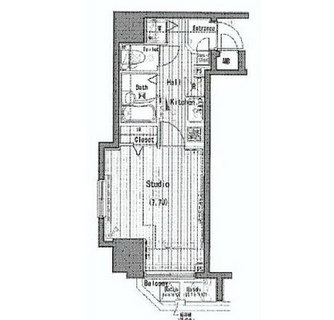 東京都港区新橋６丁目 賃貸マンション 1K