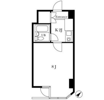 東京都品川区西五反田５丁目 賃貸マンション 1K