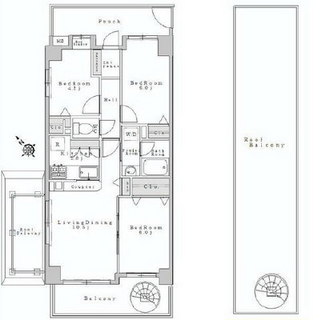 東京都墨田区押上３丁目 賃貸マンション 3LDK