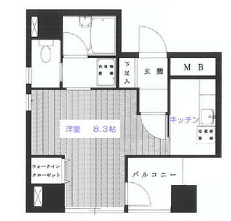 東京都中央区八丁堀２丁目 賃貸マンション 1K