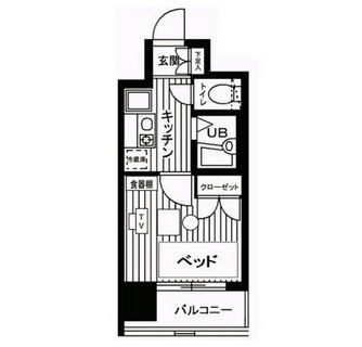 東京都品川区西五反田３丁目 賃貸マンション 1K