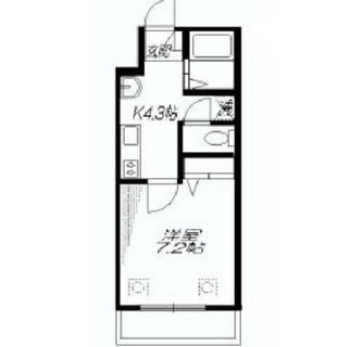 東京都品川区上大崎１丁目 賃貸マンション 1K