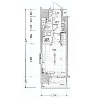 東京都中央区築地７丁目 賃貸マンション 1K