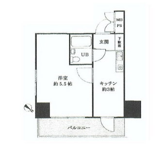 東京都中央区築地４丁目 賃貸マンション 1K