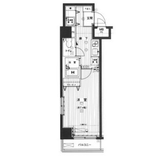 東京都港区芝２丁目 賃貸マンション 1K