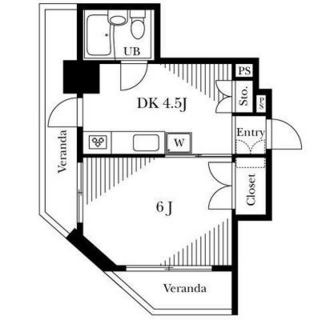 東京都品川区東五反田４丁目 賃貸マンション 1DK