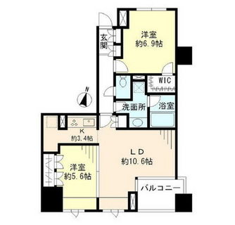 東京都中央区日本橋蛎殻町１丁目 賃貸マンション 2LDK