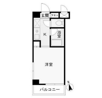 東京都港区高輪３丁目 賃貸マンション 1K