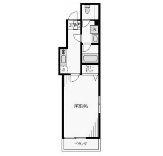 東京都品川区豊町１丁目 賃貸マンション 1K