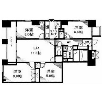 東京都中央区日本橋馬喰町１丁目 賃貸マンション 4LDK以上