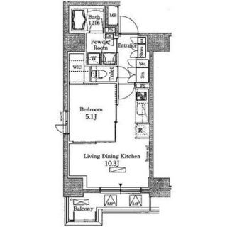 東京都台東区浅草橋５丁目 賃貸マンション 1LDK