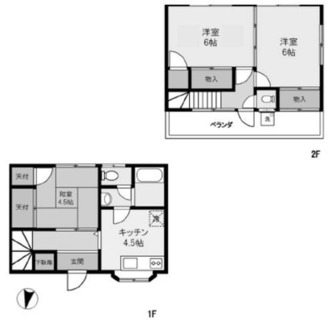 東京都墨田区業平２丁目 賃貸一戸建て 3K