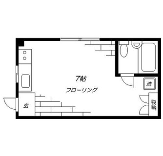 東京都港区芝２丁目 賃貸マンション 1R