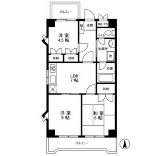 東京都墨田区吾妻橋３丁目 賃貸マンション 3DK