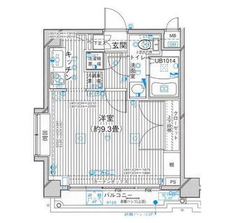 東京都港区高輪１丁目 賃貸マンション 1R